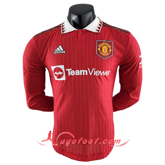 Maillot de Foot Manchester United Domicile Manches Longues 2022/2023