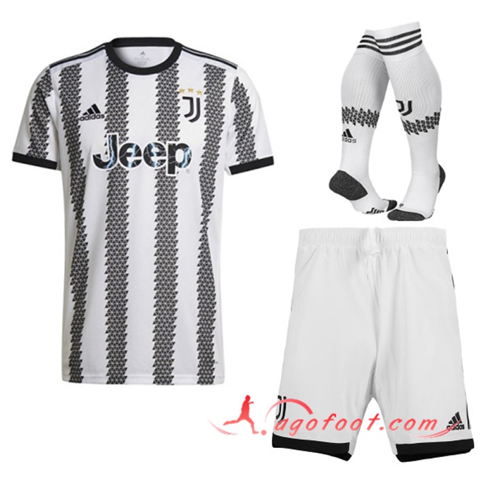 Ensemble Maillot Foot Juventus Domicile (Short + Chaussettes) 2022/2023