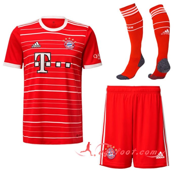 Ensemble Maillot Foot Bayern Munich Domicile (Short + Chaussettes) 2022/2023