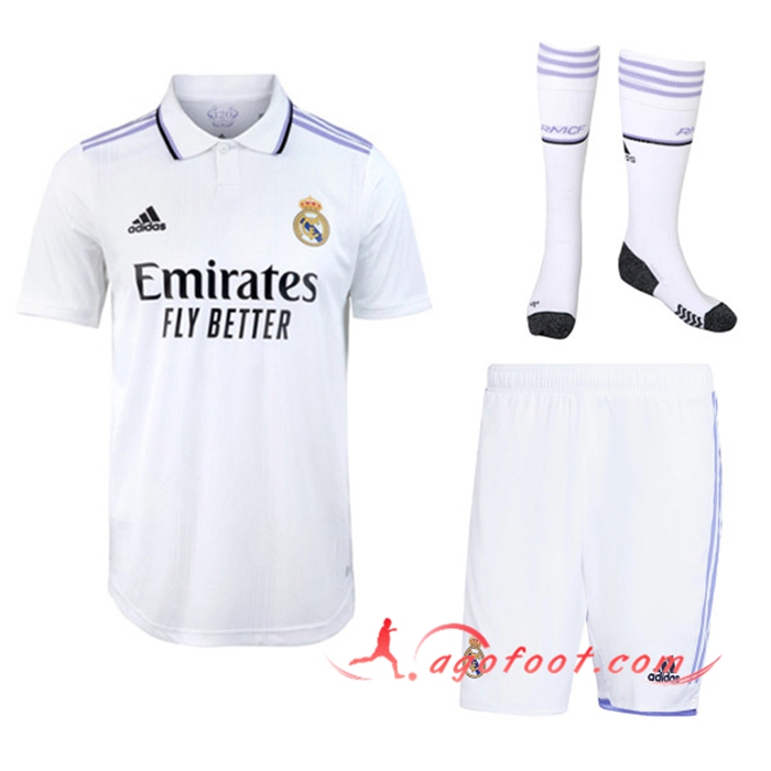 Ensemble Maillot Foot Real Madrid Domicile (Short + Chaussettes) 2022/2023