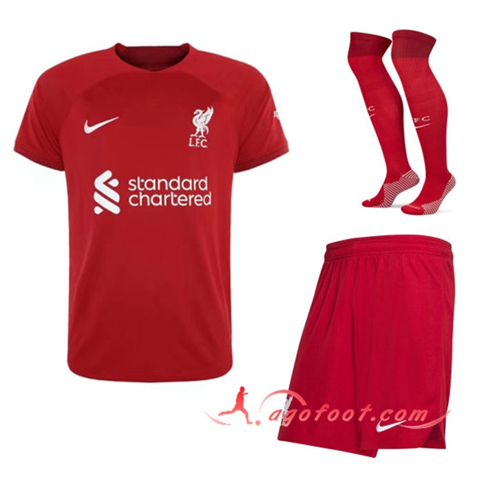 Ensemble Maillot Foot FC Liverpool Domicile (Short + Chaussettes) 2022/2023