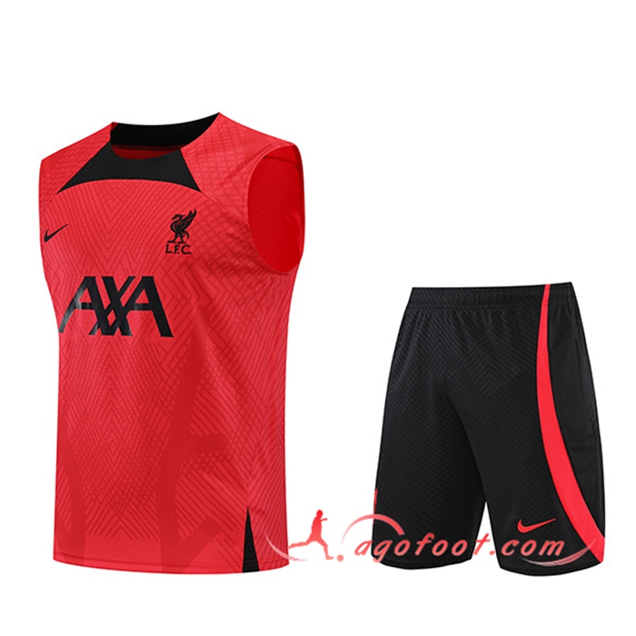 Ensemble Training Debardeur + Shorts FC Liverpool Rouge 2022/2023