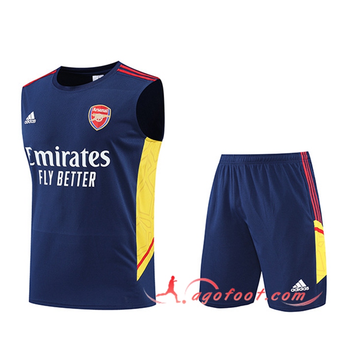 Ensemble Training Debardeur + Shorts Arsenal Bleu Marin 2022/2023