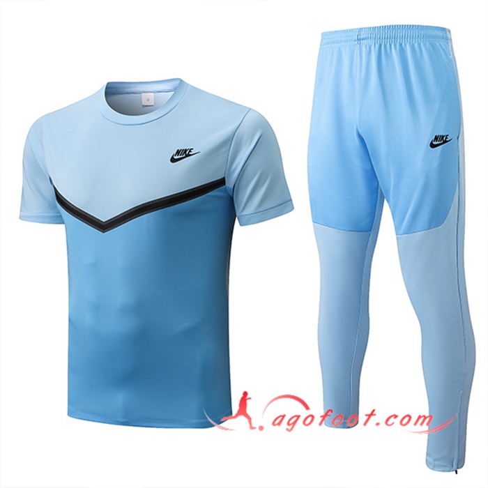 Ensemble Training T-Shirts + Pantalon Nike Bleu 2022/2023
