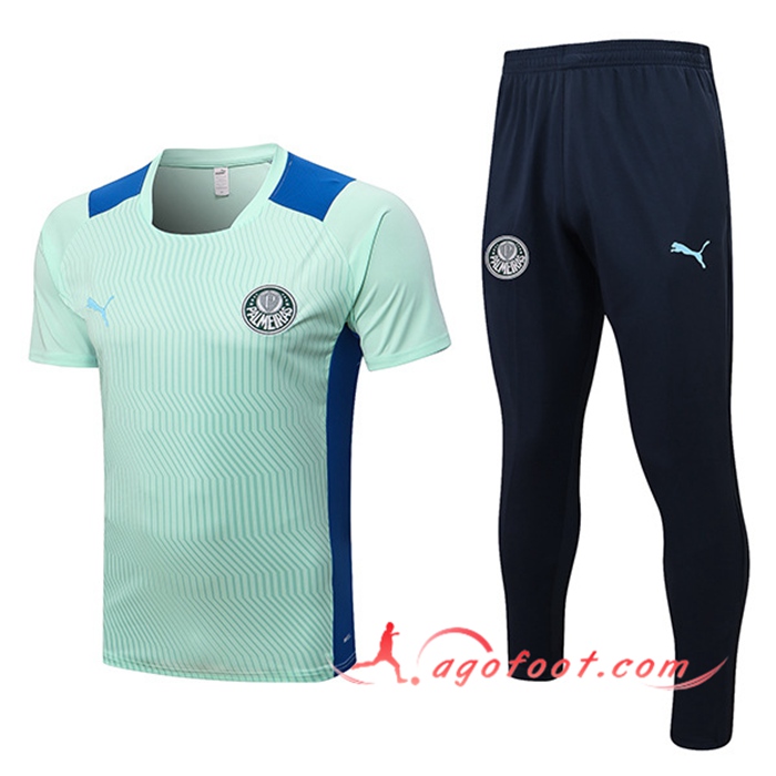 Ensemble Training T-Shirts + Pantalon Palmeiras Vert 2022/2023