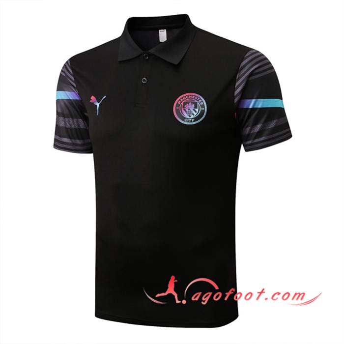 Polo Foot Manchester City Noir 2022/2023