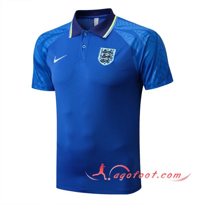 Polo Foot Angleterre Bleu 2022/2023