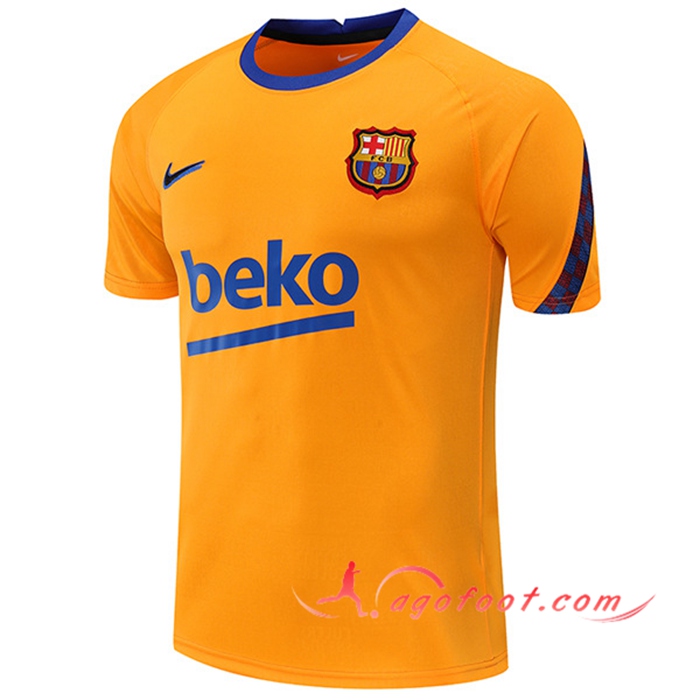 Training T-Shirts FC Barcelone Jaune 2022/2023