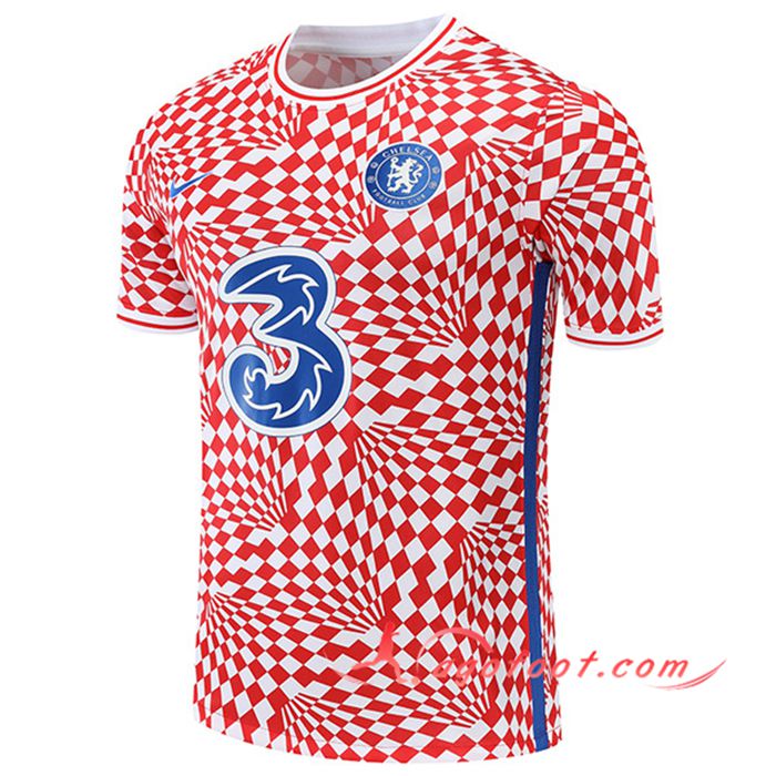 Training T-Shirts FC Chelsea Rouge 2022/2023