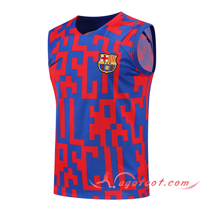 Training Debardeur FC Barcelone Rouge/Bleu 2022/2023