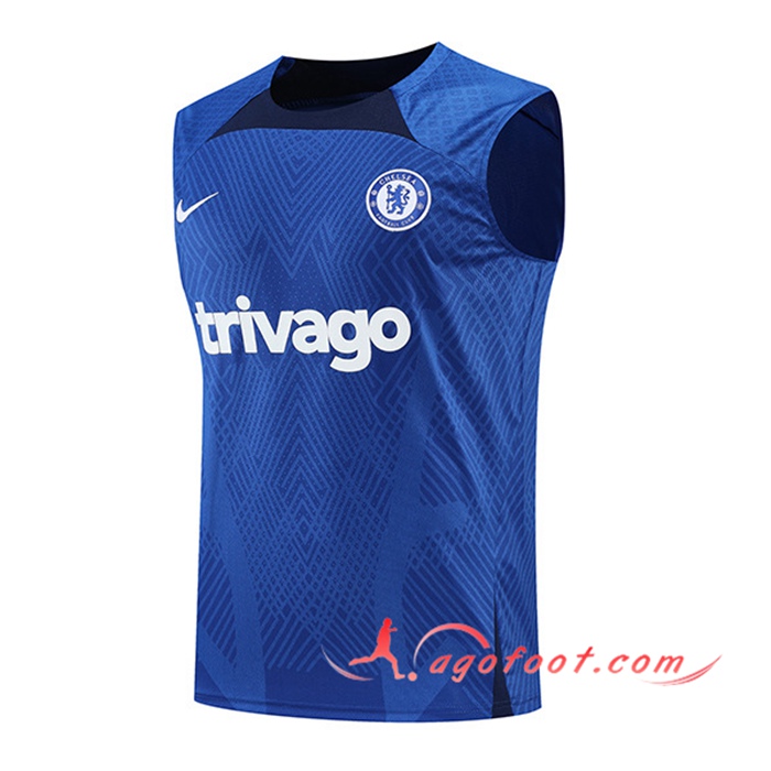 Training Debardeur FC Chelsea Bleu/Noir 2022/2023