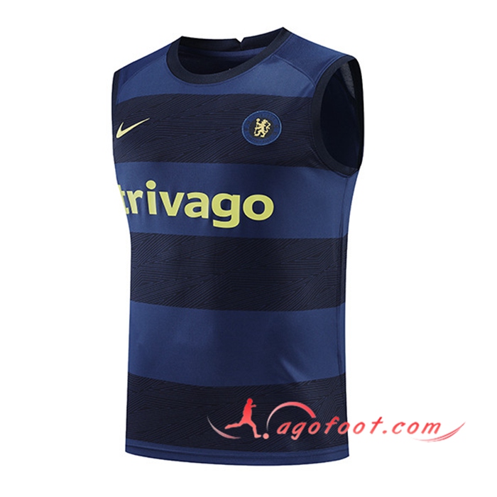 Training Debardeur FC Chelsea Noir/Bleu 2022/2023