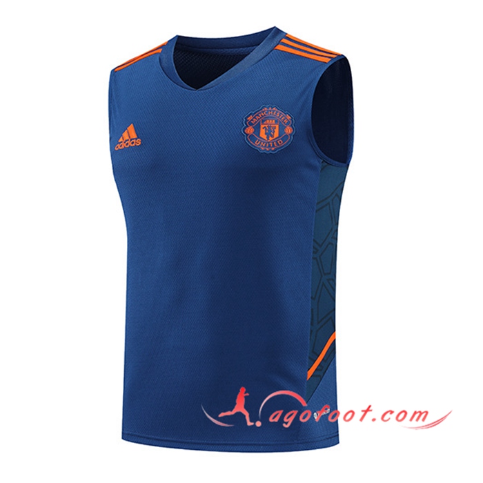 Training Debardeur Manchester United Bleu 2022/2023