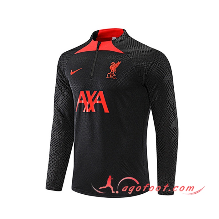 Sweatshirt Training FC Liverpool Noir/Rouge 2022/2023