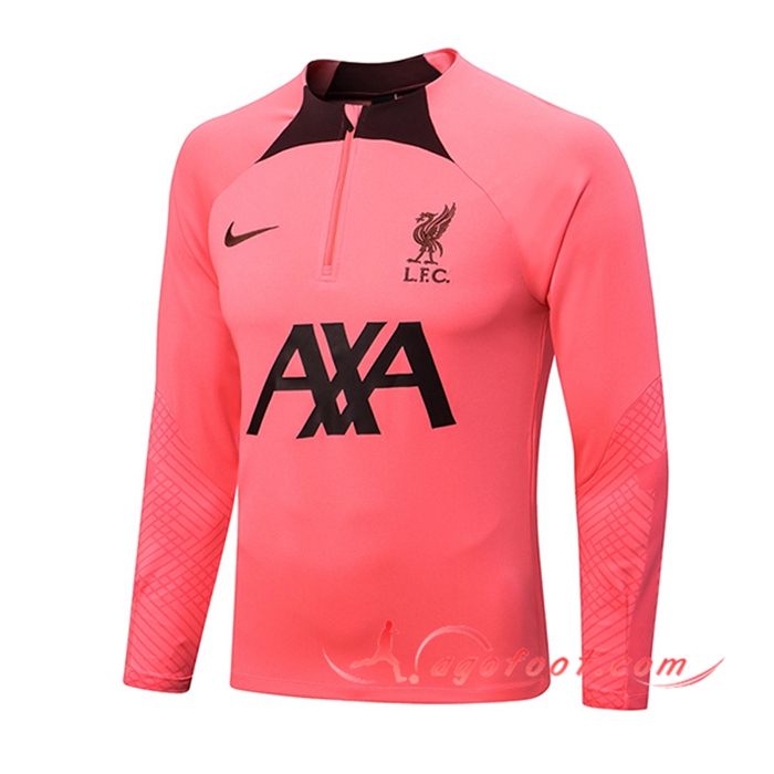 Sweatshirt Training FC Liverpool Rose 2022/2023