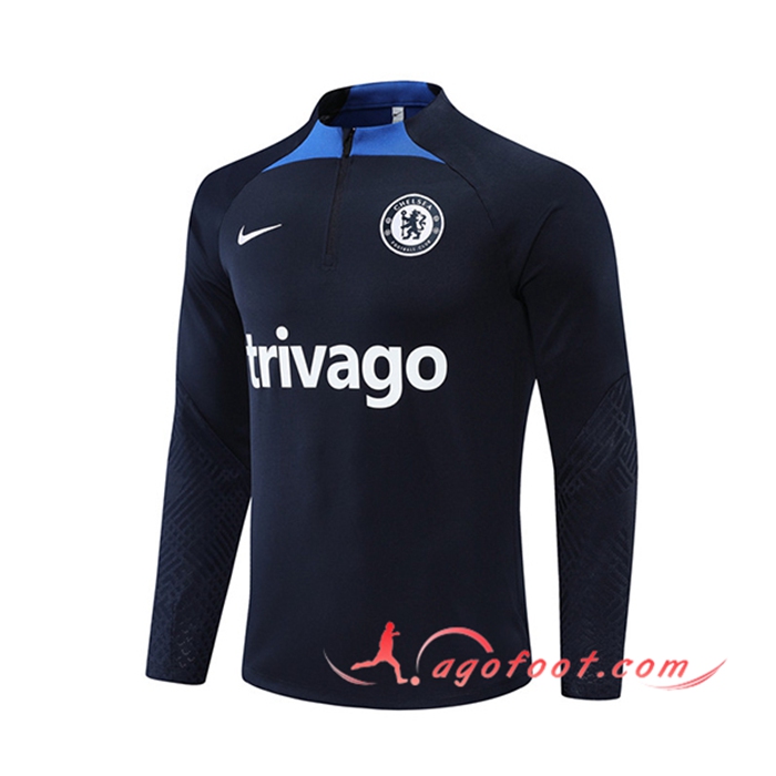 Sweatshirt Training FC Chelsea Noir 2022/2023