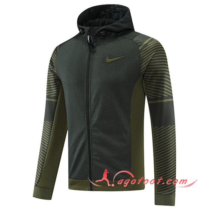 Veste A Capuche Nike Vert Fonce 2022/2023