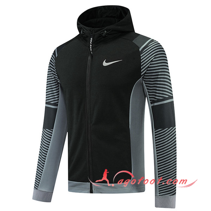 Veste A Capuche Nike Noir/Gris 2022/2023