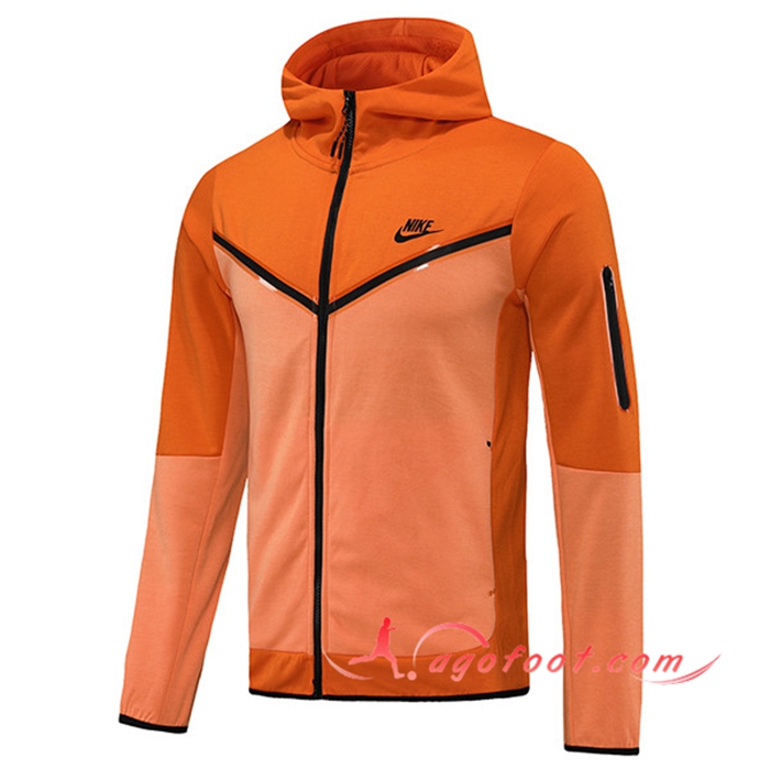 Veste A Capuche Nike Orange 2022/2023