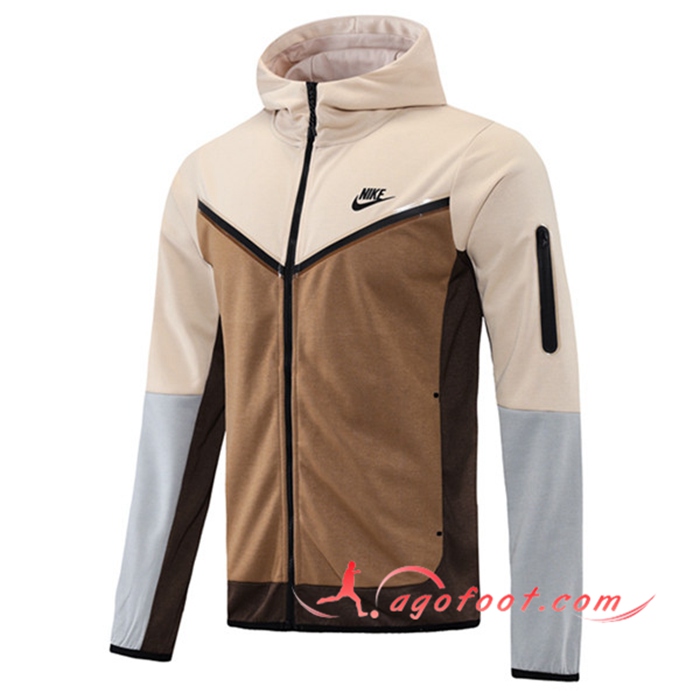 Veste A Capuche Nike Brune 2022/2023