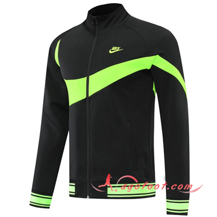 Veste Foot Nike Noir/Vert 2022/2023