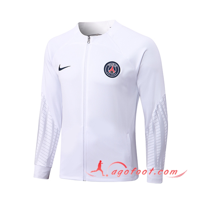 Veste Foot PSG Blanc 2022/2023