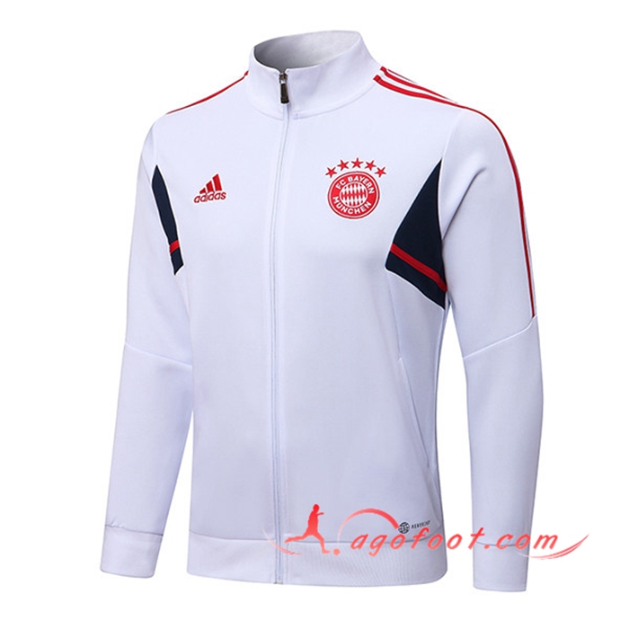 Veste Foot Bayern Munich Blanc 2022/2023