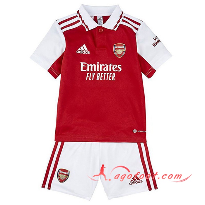 Nouveau Maillot de Foot Arsenal Enfant Domicile 2022/2023