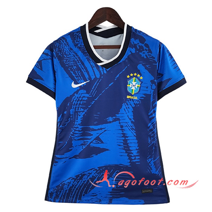Maillot de Foot Bresil Femme Classic Bleu 2022/2023