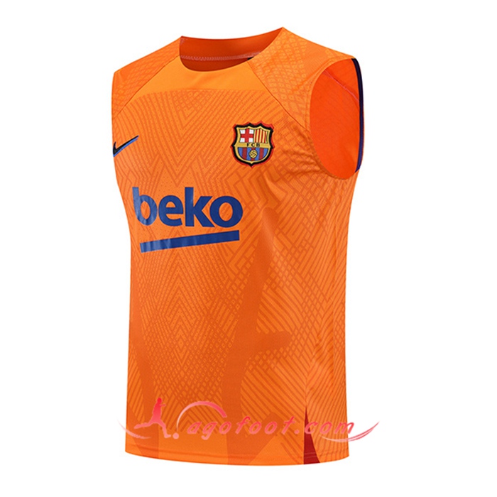 Training Debardeur FC Barcelone Orange 2022/2023