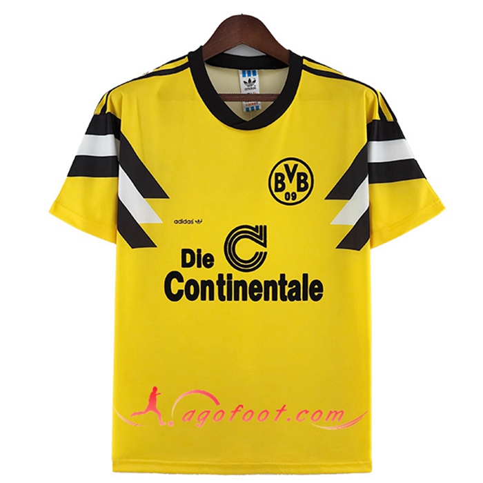 Maillot de Foot Dortmund Retro Domicile 1989