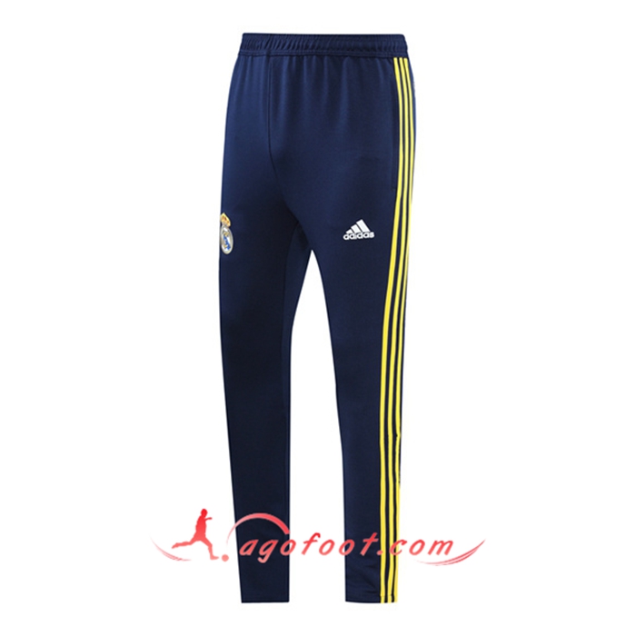 Pantalon Foot Real Madrid Bleu Marine/Jaune 2022/2023