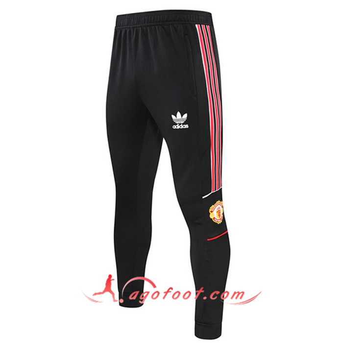 Pantalon Foot Manchester United Clover Noir 2022/2023