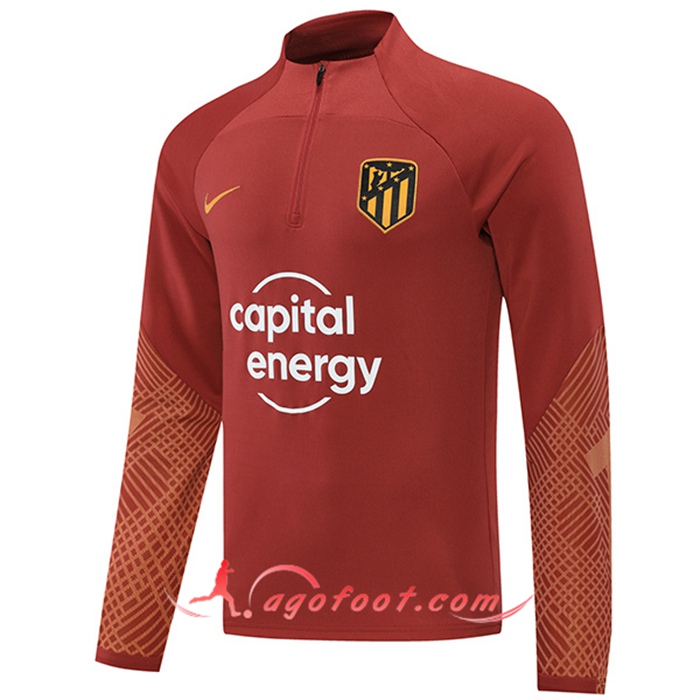 Sweatshirt Training Atletico Madrid Brune 2022/2023
