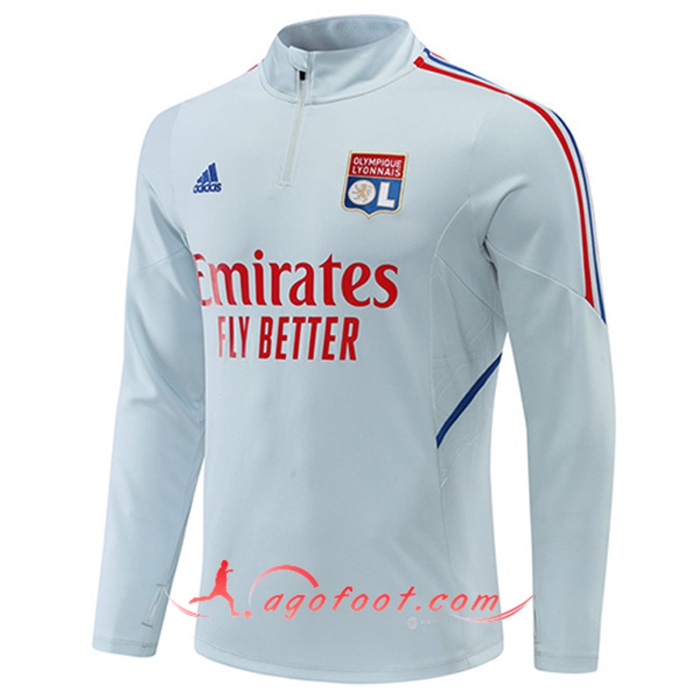 Sweatshirt Training Lyon Gris 2022/2023