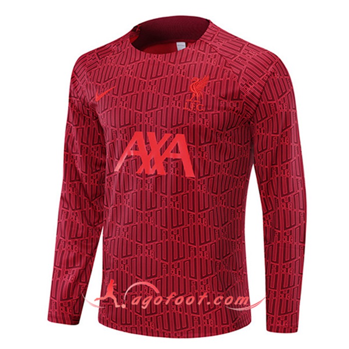 Sweatshirt Training FC Liverpool Brune 2022/2023