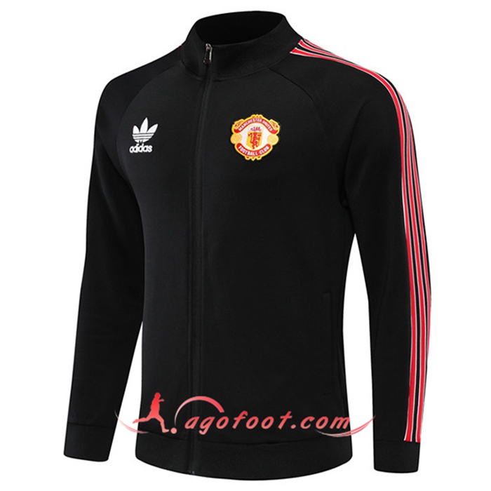 Veste Foot Manchester United Clover Noir 2022/2023