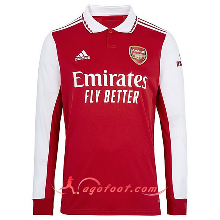 Nouveau Maillot de Foot Arsenal Manches Longues Domicile 2022/2023
