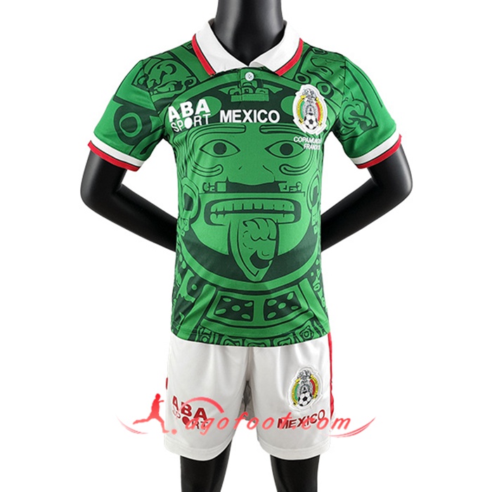 Maillot de Foot Mexique Retro Enfant Domicile 1998