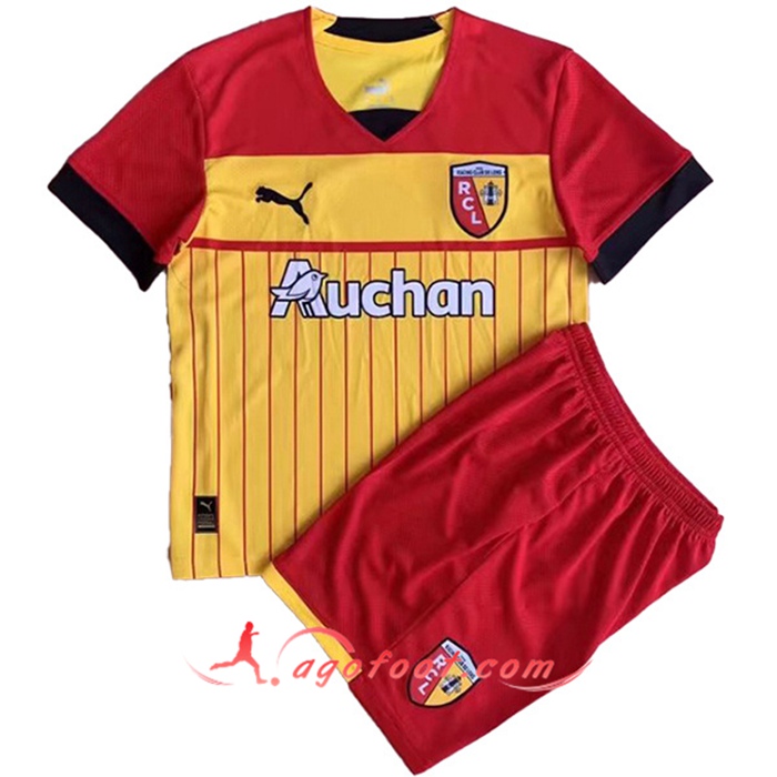 Nouveau Maillot de Foot RC Lens Enfant Domicile 2022/2023