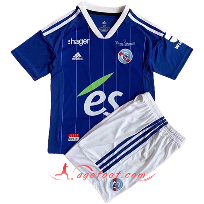 Nouveau Maillot de Foot RC Strasbourg Enfant Domicile 2022/2023 Nouveau Maillot de Foot RC Strasbourg Enfant Domicile 2022/2023