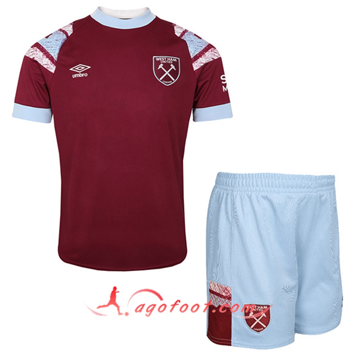 Nouveau Maillot de Foot West Ham Enfant Domicile 2022/2023