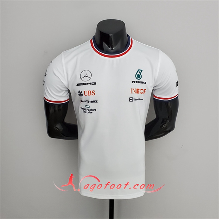 T-Shirt F1 Mercedes Benz Blanc 2022