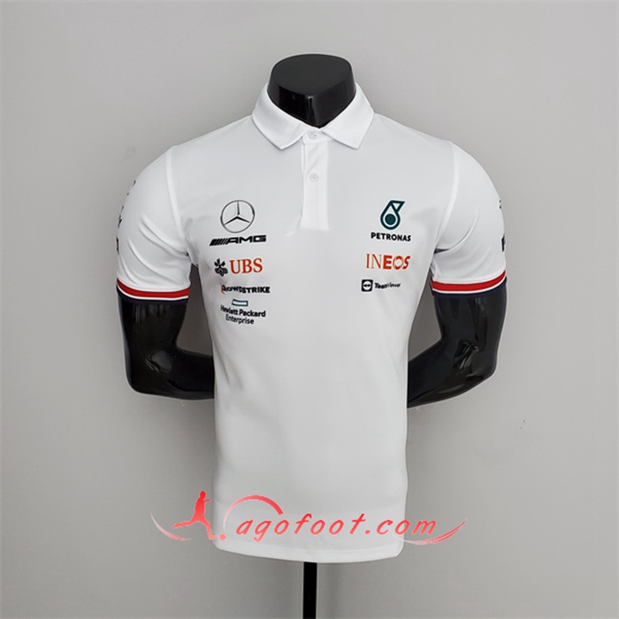 Polo F1 Mercedes Benz Blanc 2022