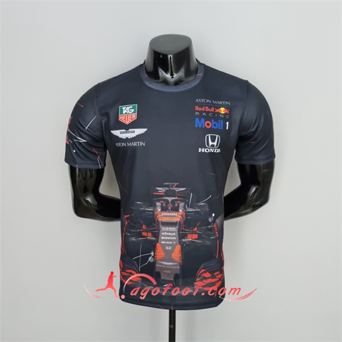T-Shirt F1 RedBull Racing Team Black 2022