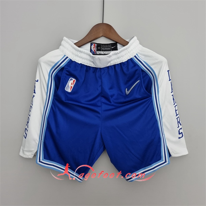 Shorts NBA Los Angeles Lakers Bleu 75th Anniversary