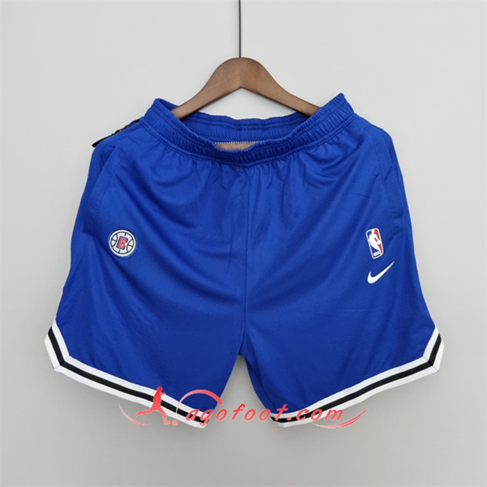 Shorts NBA Los Angeles Clippers 2022 Bleu Us Training