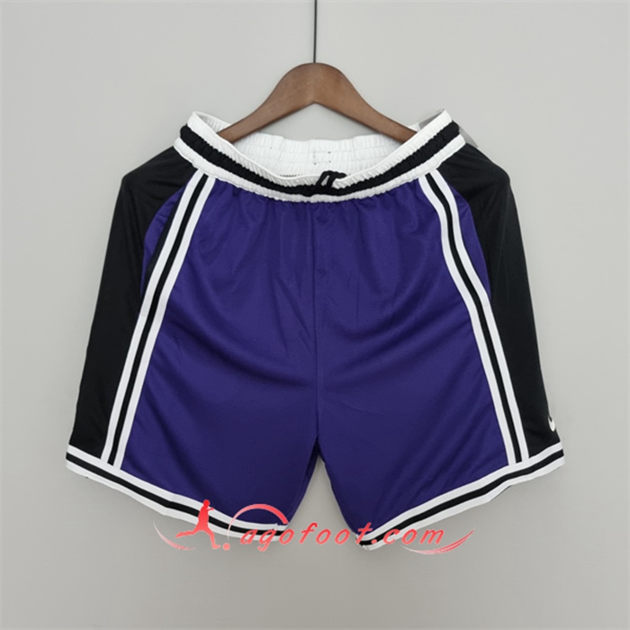 Shorts NBA Los Angeles Lakers 2022 Pourpre/Noir Us Training