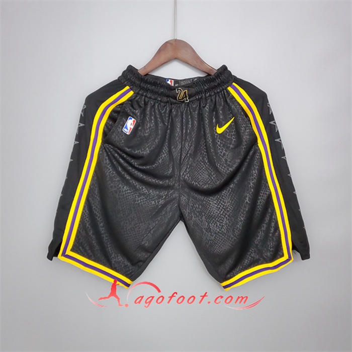 Shorts NBA Los Angeles Lakers Noir
