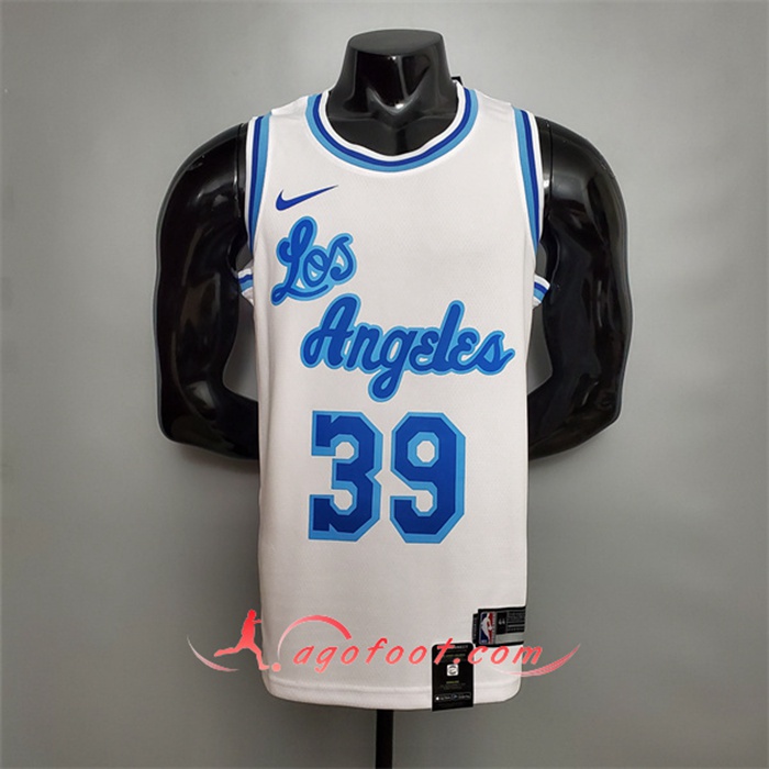 Maillot Los Angeles Lakers (Howard #39) Blanc Retro Night
